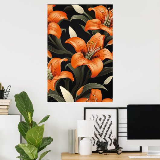 FLORAL ART #1 POSTER (Heimbüro)