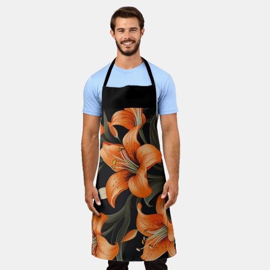 FLORAL ART #1 SCHÜRZE (Getragen)