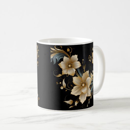 FLORAL ART #2 KAFFEETASSE (VorderseiteRechts)