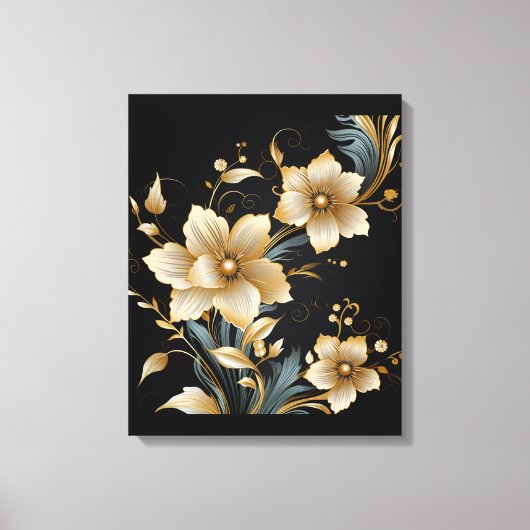 FLORAL ART #2 LEINWANDDRUCK (Vorderseite)