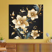 FLORAL ART #2 LEINWANDDRUCK (Insitu (Wohnzimmer))