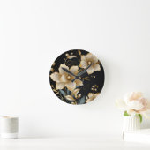 FLORAL ART #2 RUNDE WANDUHR (Zuhause)