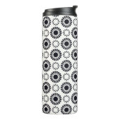 Floral Art Deco Muster Thermosbecher (Nach links gedreht)