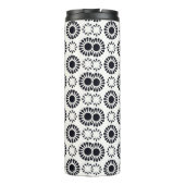 Floral Art Deco Muster Thermosbecher (Rückseite)