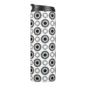 Floral Art Deco Muster Thermosbecher (Nach rechts gedreht)