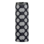 Floral Art Deco Muster Thermosbecher (Rückseite)