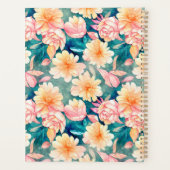 Floral Art Notebook-Planer mit Ihrem Namen Planer (Rückseite)