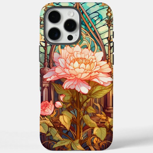 Floral Art Nouveau Inspired Case-Mate iPhone Hülle (Rückseite)