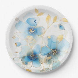 Floral art  pappteller