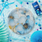 Floral art  pappteller (Party)