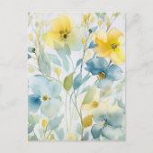 Floral Art Postkarte (Vorderseite)