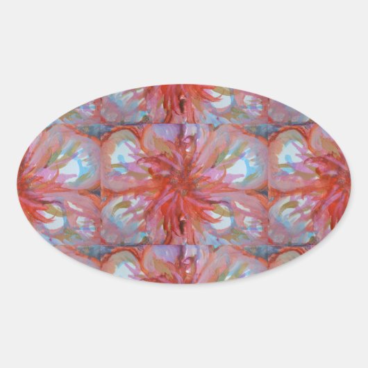 FLORAL ART STICKERS VON KÜNSTLER PAULA REILLY. (Vorderseite)