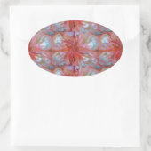 FLORAL ART STICKERS VON KÜNSTLER PAULA REILLY. (Tasche)