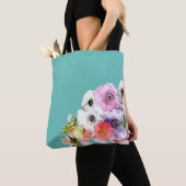 Floral Art Toag Tasche (Von Nahem)