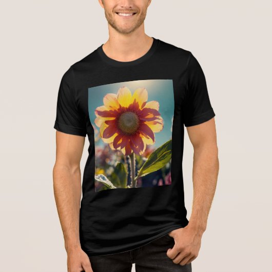 **"Floral Ascension" Bella+Leinwand Tri-Blend T-Sh Shirt (Vorderseite)