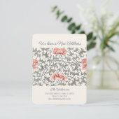  Floral Asian William Morris style CC1289 Moving Ankündigung (Stehend Vorderseite)