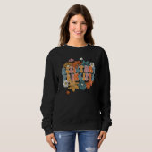 Floral Assistant Principal Hello Fall Autumn Thank Sweatshirt (Vorne ganz)