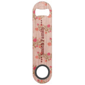 Floral auf Holz anpassen Popularität Speed Flaschenöffner (Vorderseite)