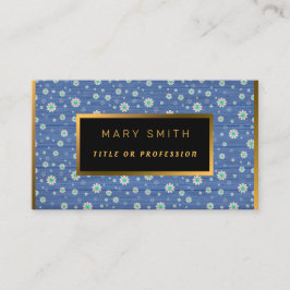 Floral auf Holz Gold kundenspezifisch Beruflich mo Visitenkarte