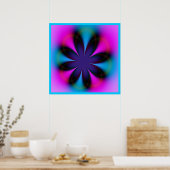 Floral Aura Poster (Küche)