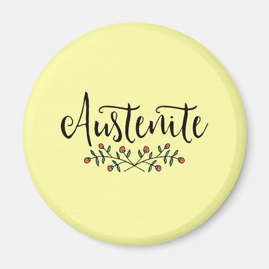 Floral Austenit Magnet (Vorne)