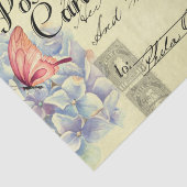 Floral Australian Postcard Ephemera Decoupage Seidenpapier (Ausschnitt)