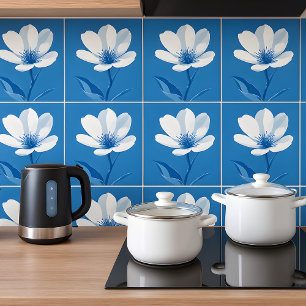 Floral Azulejo Fliese