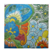 Floral Azulejo-Fliesen Fliese (Vorderseite)