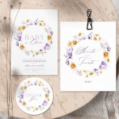 Floral Baby Dusche Danke Karte