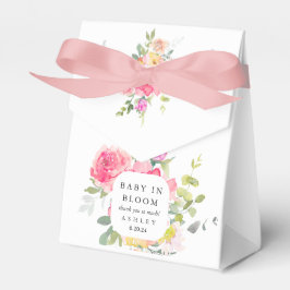 Floral Baby Dusche Danke Watercolor Geschenkschachtel