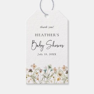 Floral Baby Dusche Geschenkanhänger