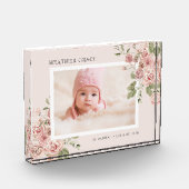 Floral Baby Foto Block (Links)