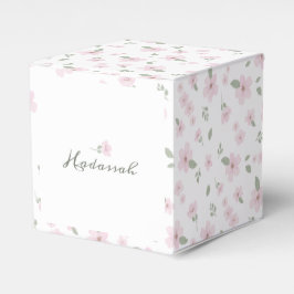 Floral Baby Girl Favor Box Geschenkschachtel