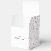 Floral Baby Girl Favor Box Geschenkschachtel (Geöffnet)
