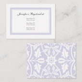 Floral Baby Girl Registry Card - Baby Lilac Begleitkarte (Vorne/Hinten)