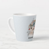 Floral Baby Igel Latte Tasse (Linke Ecke)
