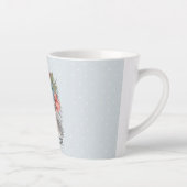 Floral Baby Igel Latte Tasse (Rechts)