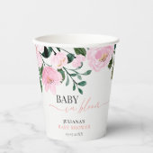 Floral Baby in Bloom Pappbecher (Vorderseite)