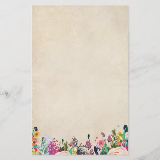 Floral Baby Shooter Word Scramble Game Cards (Rückseite)