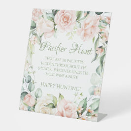 Floral Baby Showroom Schnuller Hunt Game Sockelschild