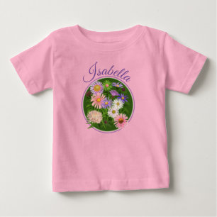 Floral Baby top - T - Shirt romantisch-böhmisch-ro