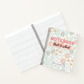 Floral Back to School Notebook Notizblock (Innenseite)