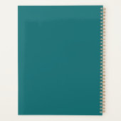 Floral Background | Vibrant Artistic Design Planer (Rückseite)