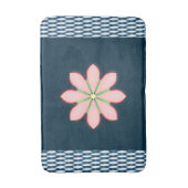 Floral Bad Bathmat Badematte (Vorderseite Vertikal)