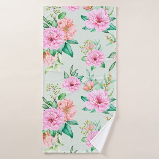 floral badehandtuch (Badehandtuch)