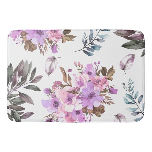 floral badematte (Vorderseite)