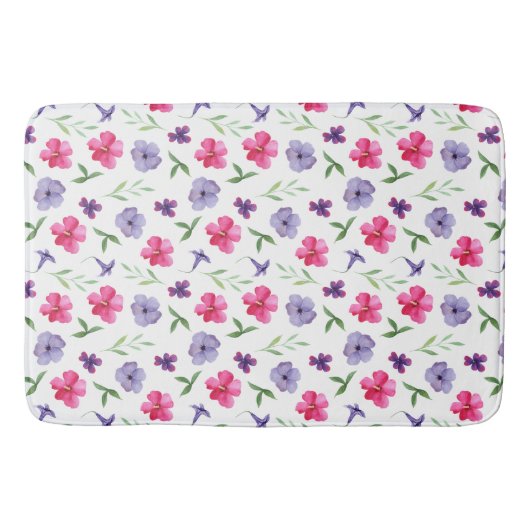 floral badematte (Vorderseite)