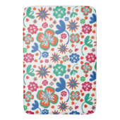 floral badematte (Vorderseite Vertikal)