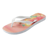 floral badesandalen (Schrägansicht)