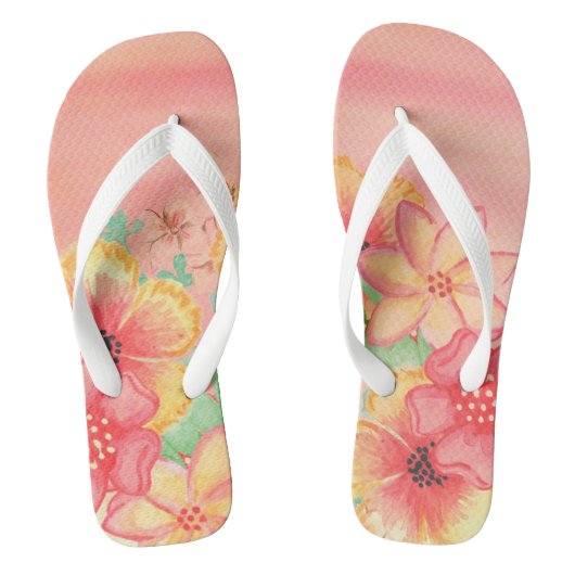 floral badesandalen (Fußbett)